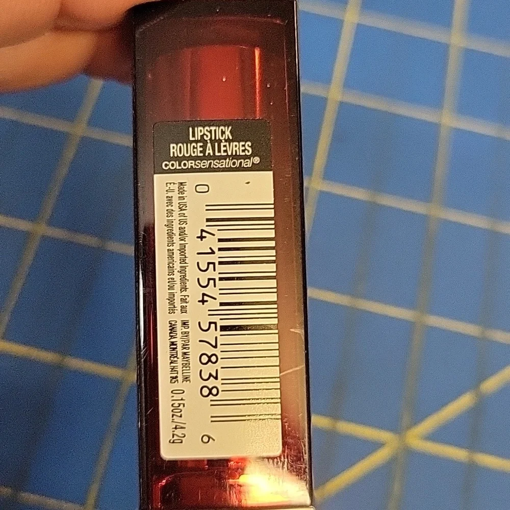 Maybelline 311 Crimson Race Lipstick 4.2g New Tube